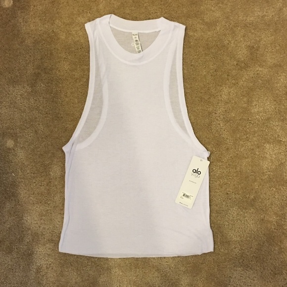 ALO Yoga Tops - Alo Yoga Heat Wave Tank.